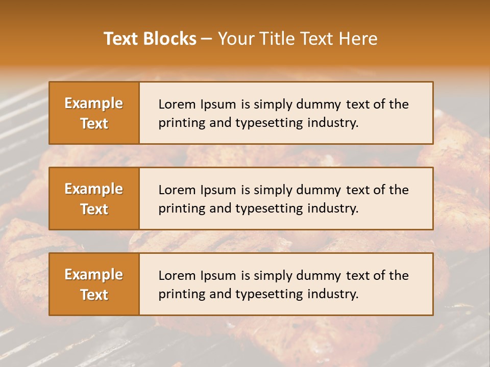 Food Turkey Meat PowerPoint Template