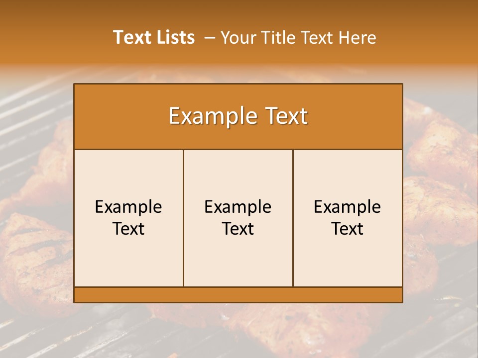 Food Turkey Meat PowerPoint Template
