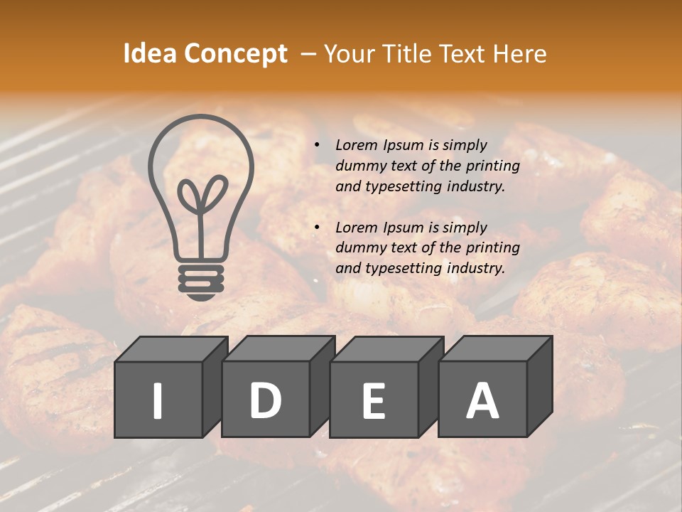 Food Turkey Meat PowerPoint Template