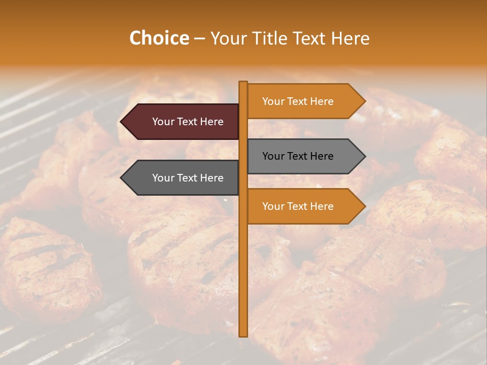 Food Turkey Meat PowerPoint Template