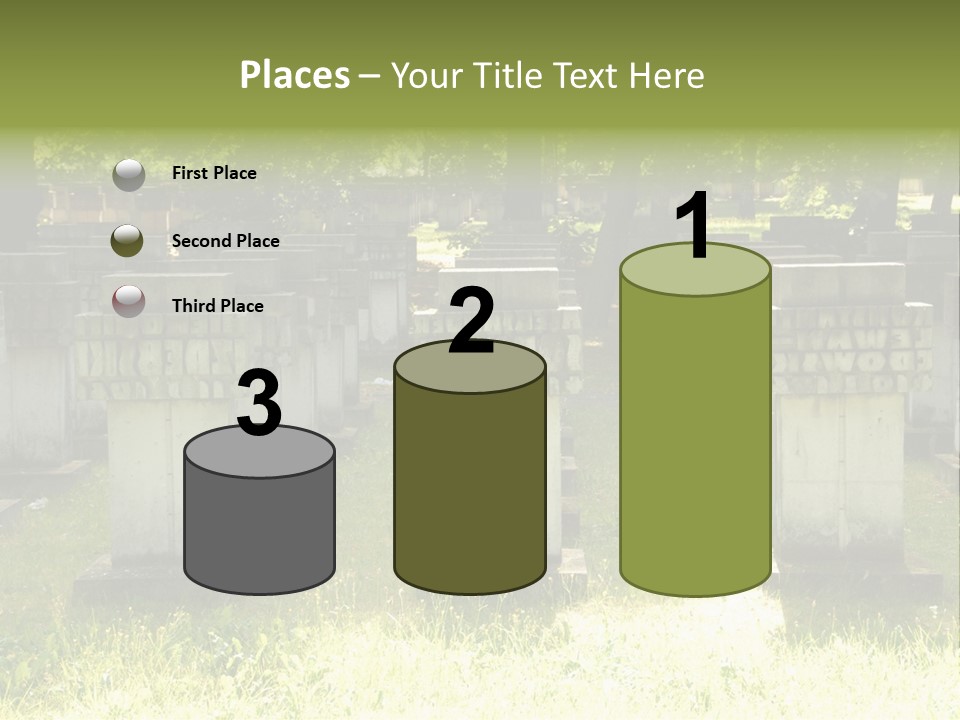 Angel Fall Churchyard PowerPoint Template