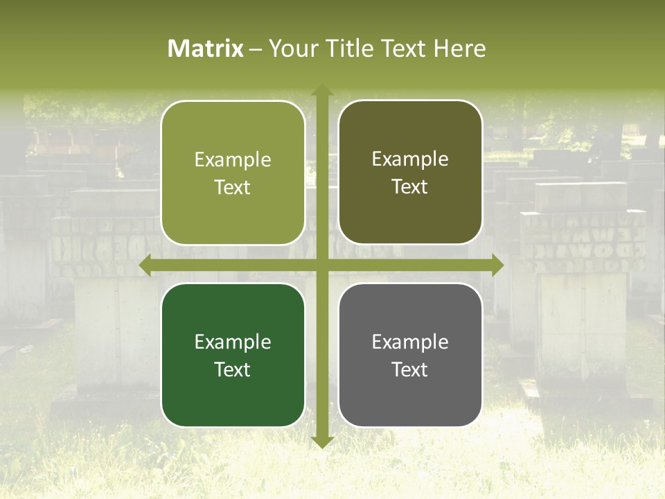 Angel Fall Churchyard PowerPoint Template