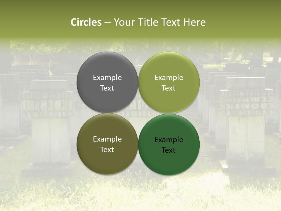 Angel Fall Churchyard PowerPoint Template
