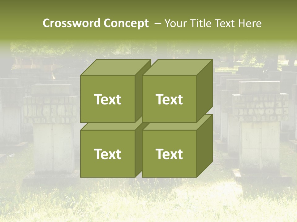 Angel Fall Churchyard PowerPoint Template