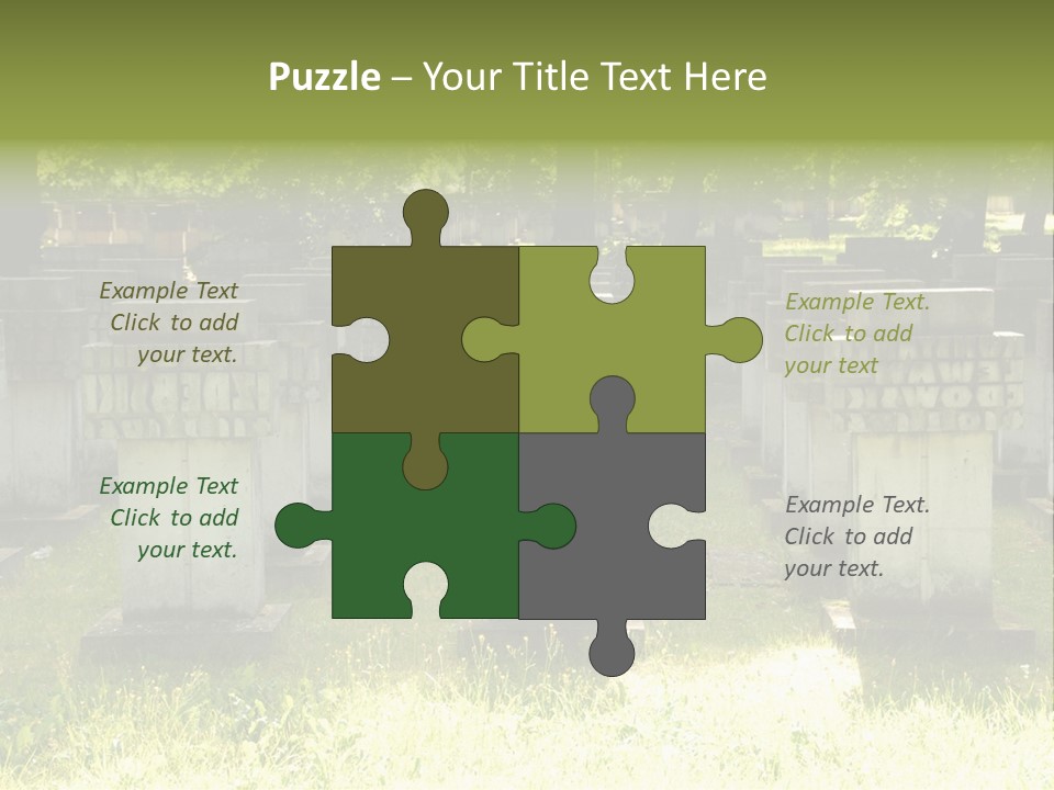 Angel Fall Churchyard PowerPoint Template