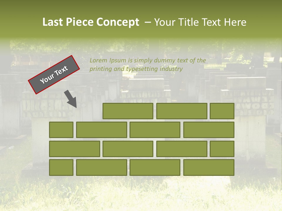 Angel Fall Churchyard PowerPoint Template