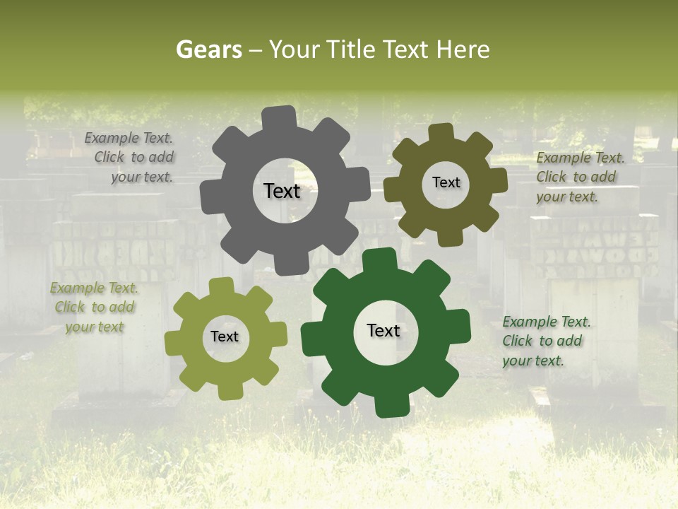 Angel Fall Churchyard PowerPoint Template