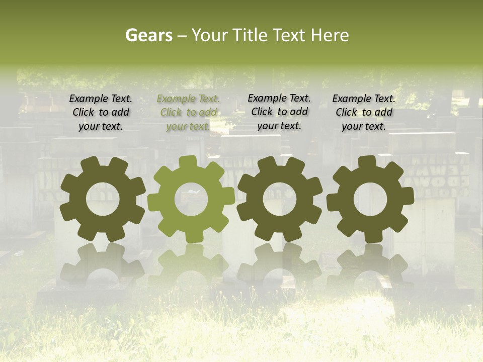 Angel Fall Churchyard PowerPoint Template