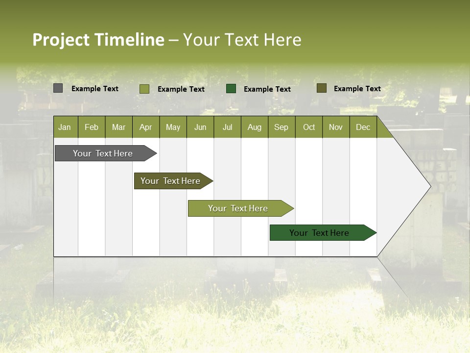 Angel Fall Churchyard PowerPoint Template