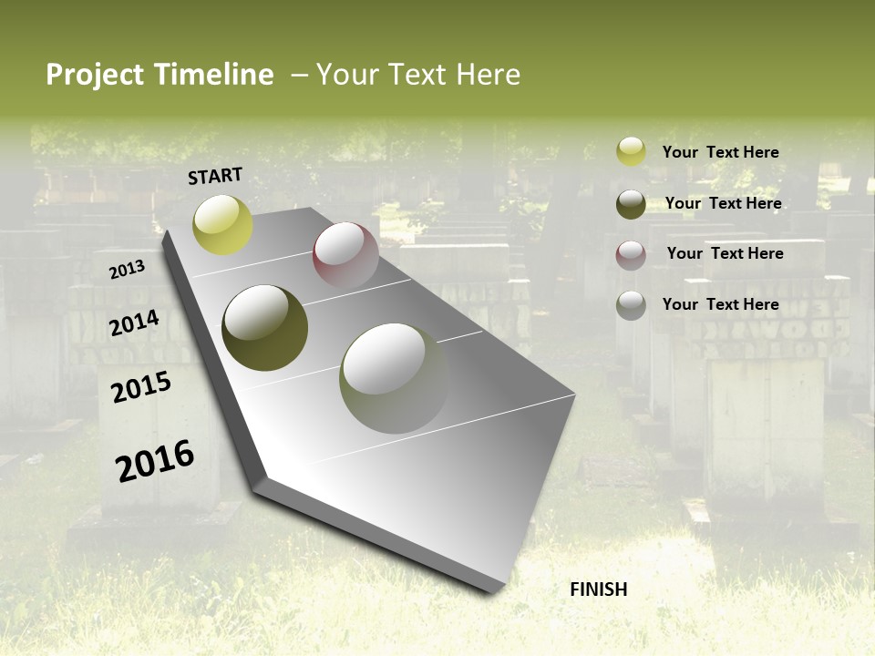 Angel Fall Churchyard PowerPoint Template