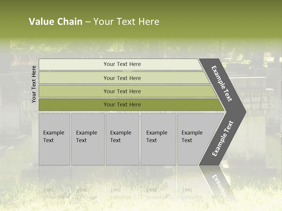 Angel Fall Churchyard PowerPoint Template