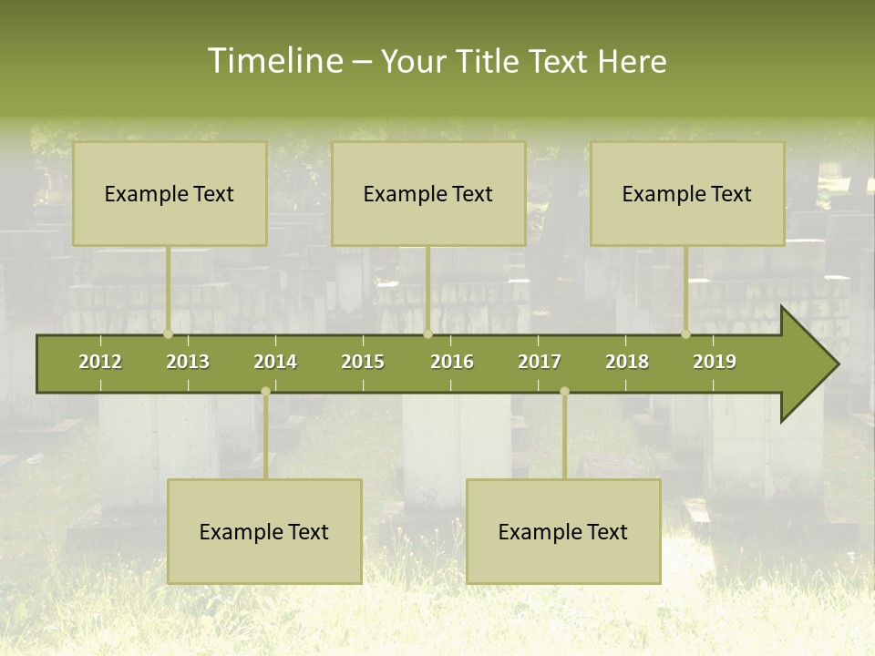 Angel Fall Churchyard PowerPoint Template
