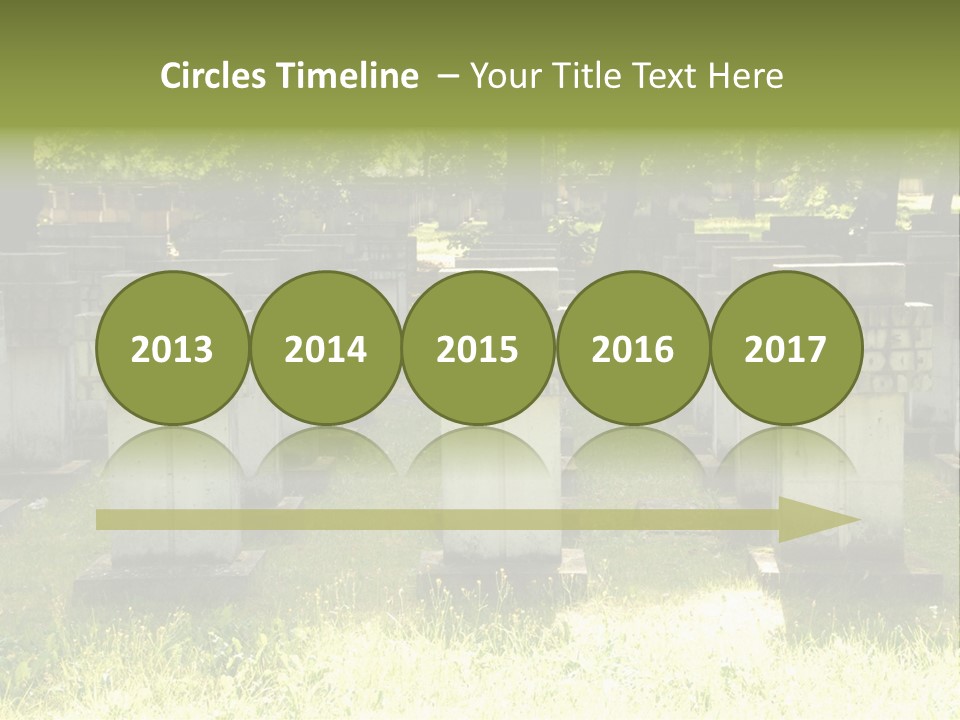 Angel Fall Churchyard PowerPoint Template