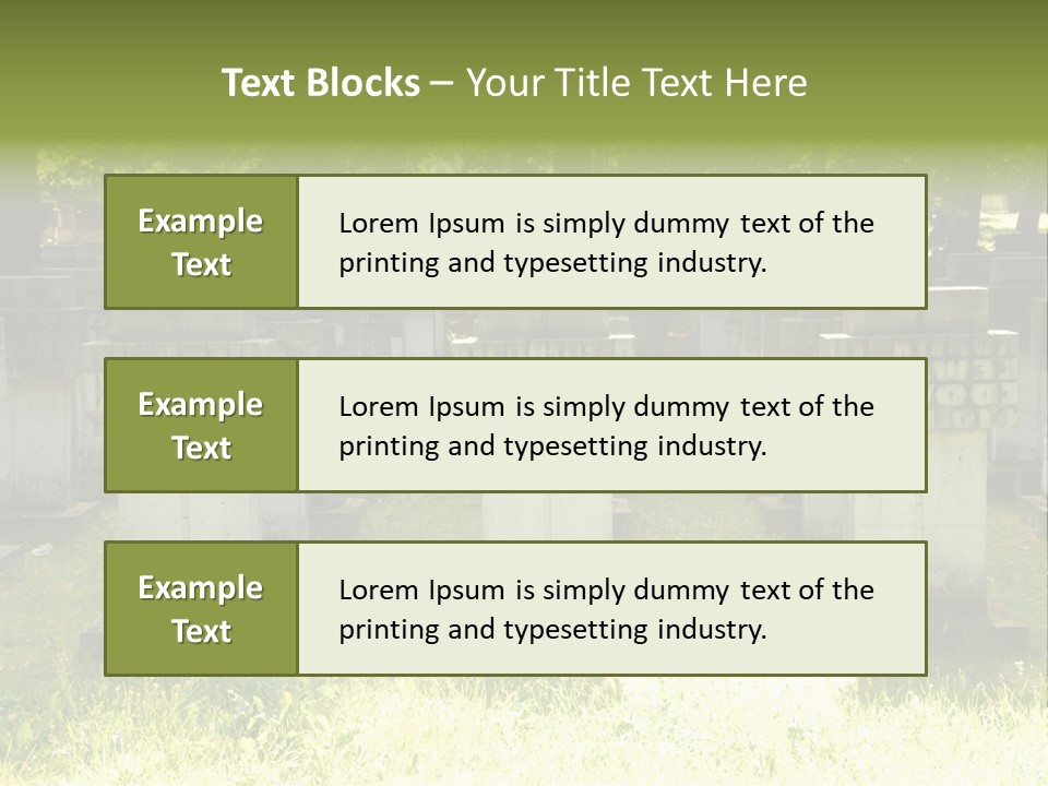 Angel Fall Churchyard PowerPoint Template