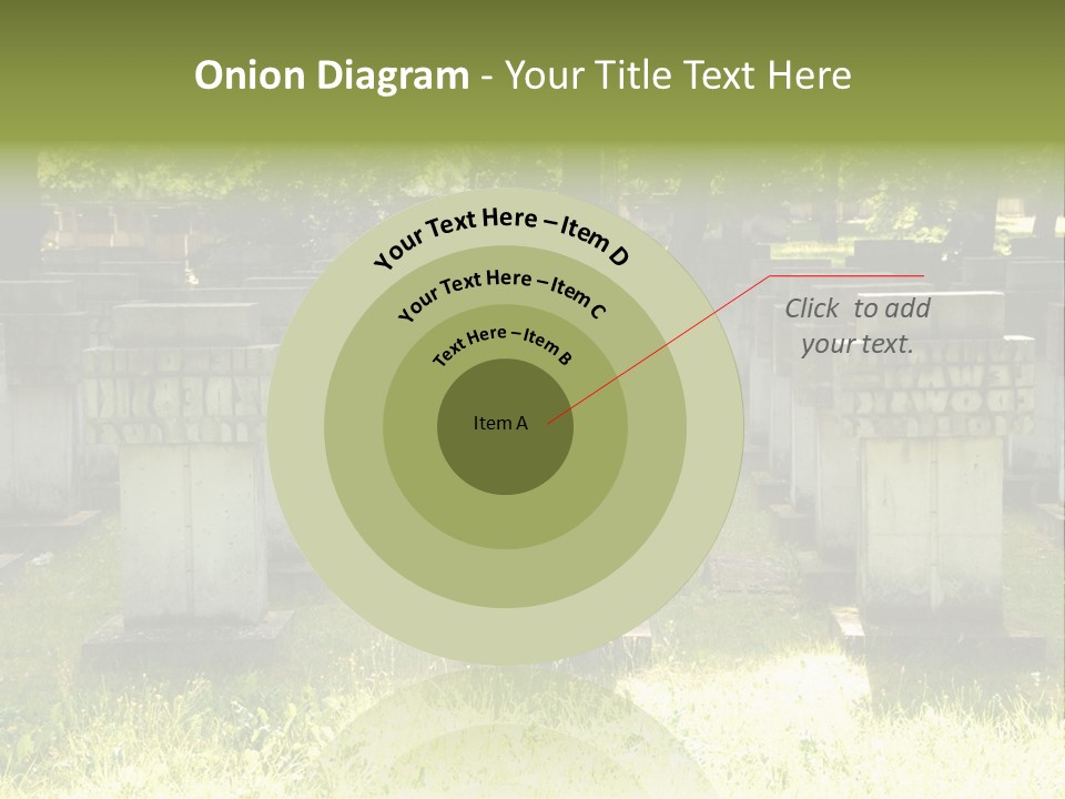 Angel Fall Churchyard PowerPoint Template