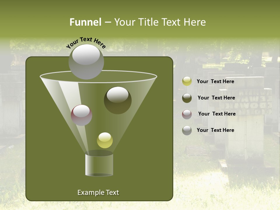 Angel Fall Churchyard PowerPoint Template