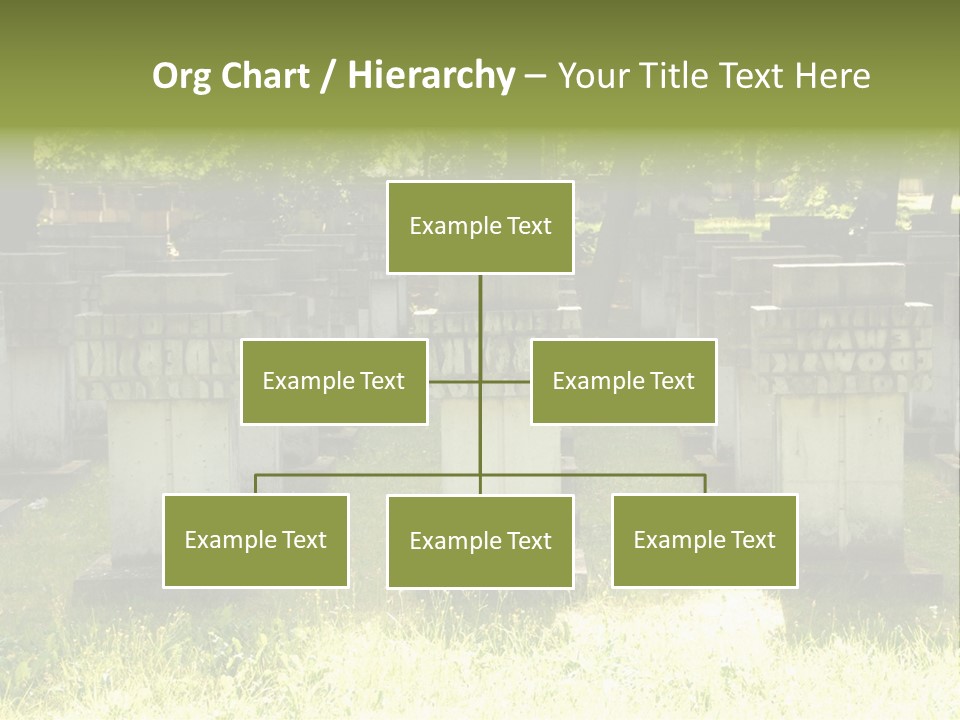 Angel Fall Churchyard PowerPoint Template