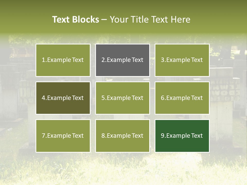 Angel Fall Churchyard PowerPoint Template