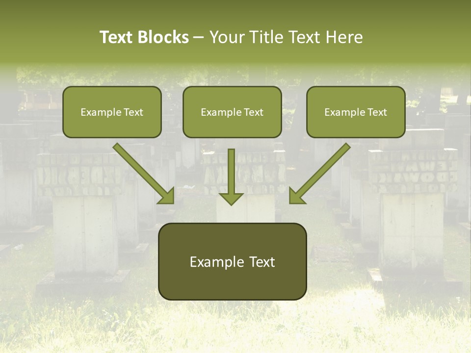 Angel Fall Churchyard PowerPoint Template