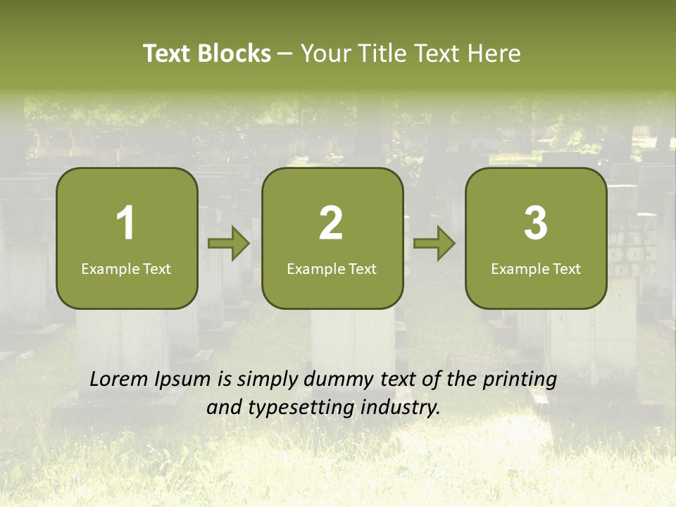 Angel Fall Churchyard PowerPoint Template