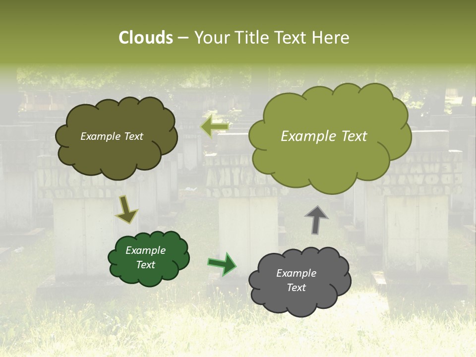 Angel Fall Churchyard PowerPoint Template