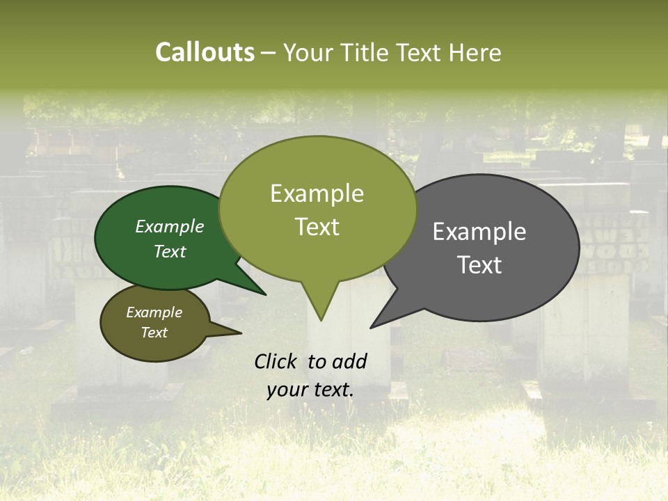 Angel Fall Churchyard PowerPoint Template