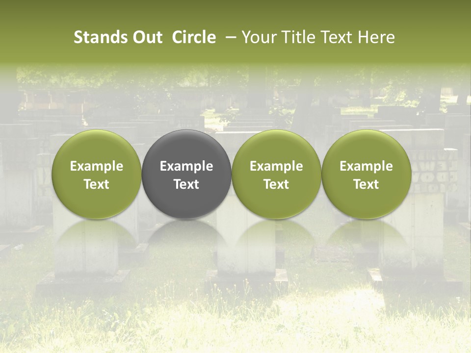 Angel Fall Churchyard PowerPoint Template