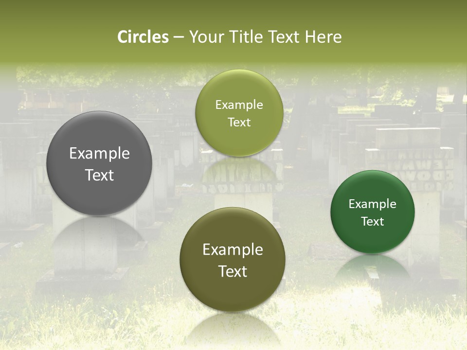 Angel Fall Churchyard PowerPoint Template