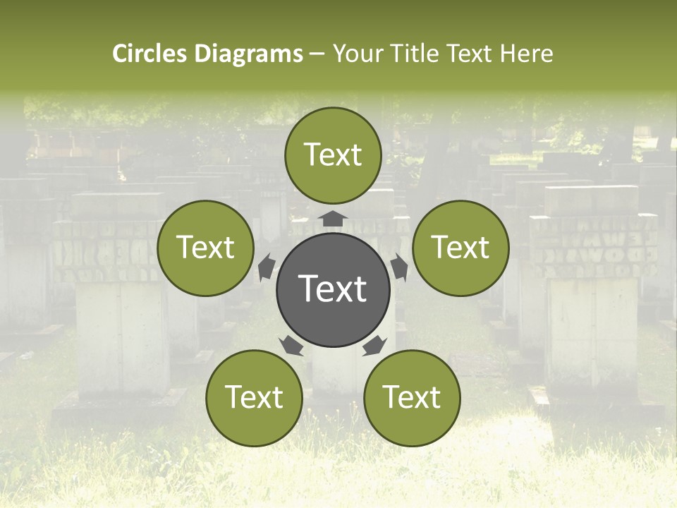 Angel Fall Churchyard PowerPoint Template