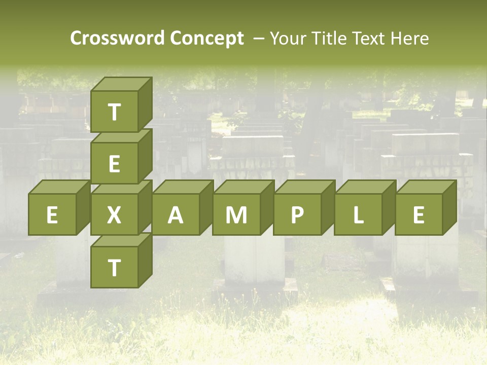 Angel Fall Churchyard PowerPoint Template