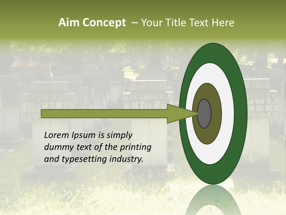 Angel Fall Churchyard PowerPoint Template