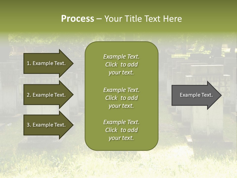 Angel Fall Churchyard PowerPoint Template