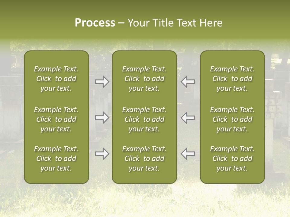 Angel Fall Churchyard PowerPoint Template