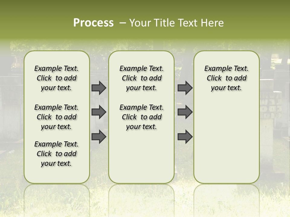 Angel Fall Churchyard PowerPoint Template