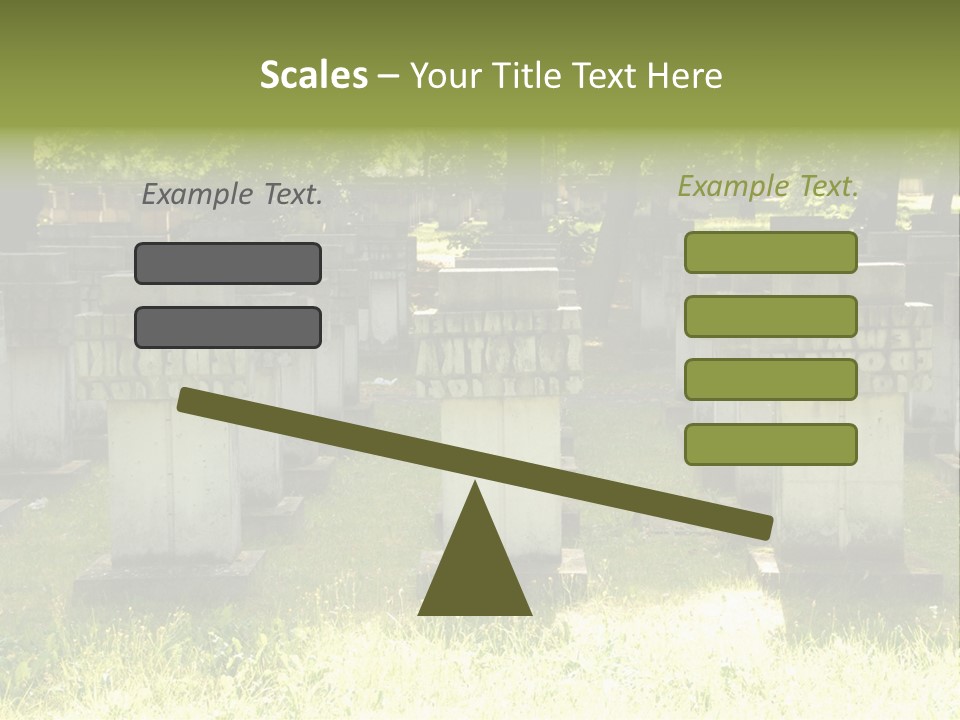 Angel Fall Churchyard PowerPoint Template