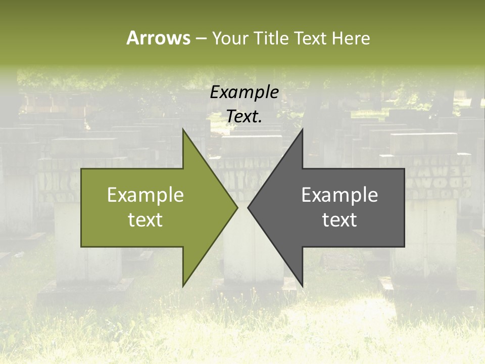 Angel Fall Churchyard PowerPoint Template