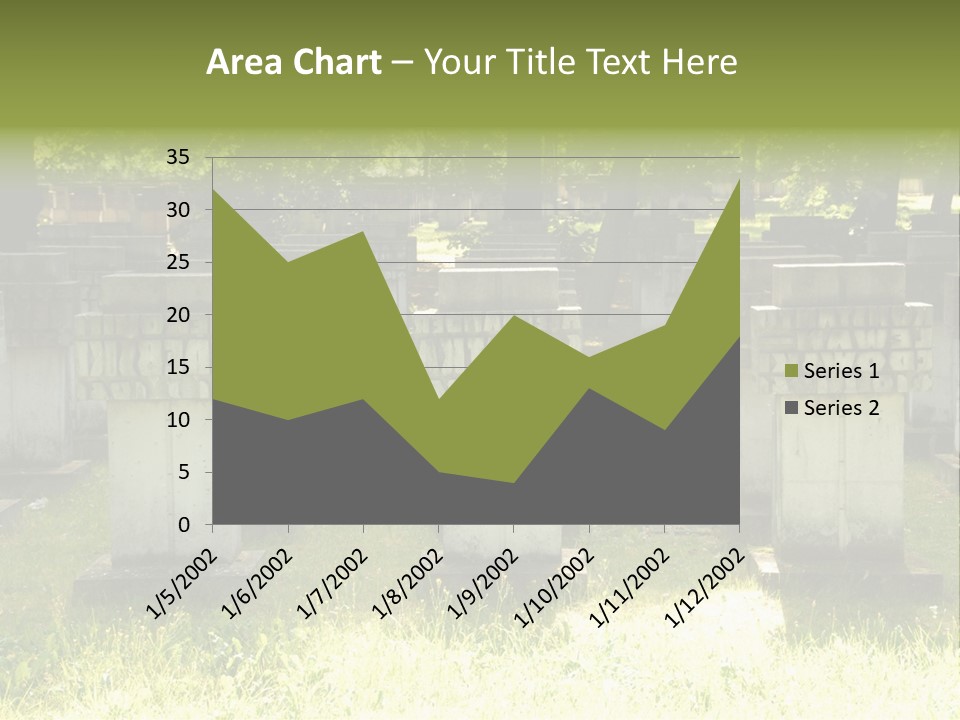 Angel Fall Churchyard PowerPoint Template
