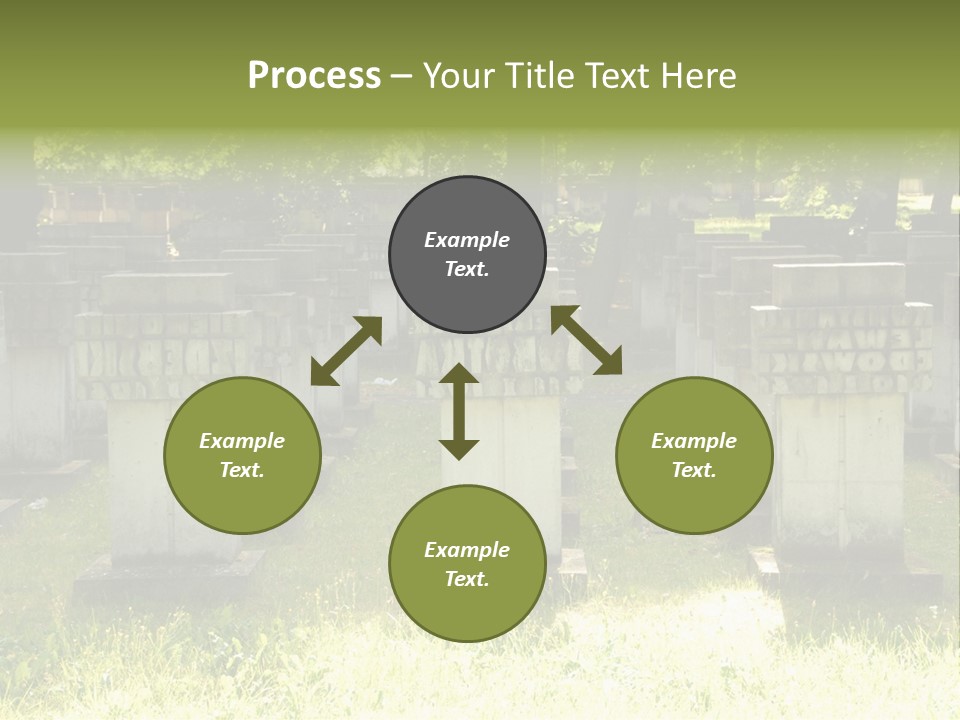 Angel Fall Churchyard PowerPoint Template