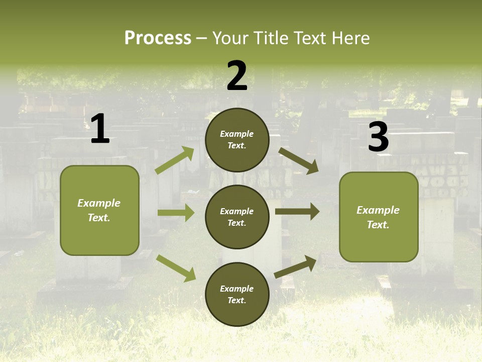 Angel Fall Churchyard PowerPoint Template
