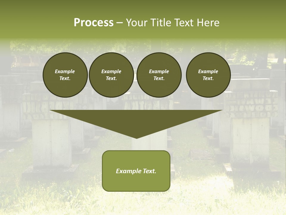 Angel Fall Churchyard PowerPoint Template