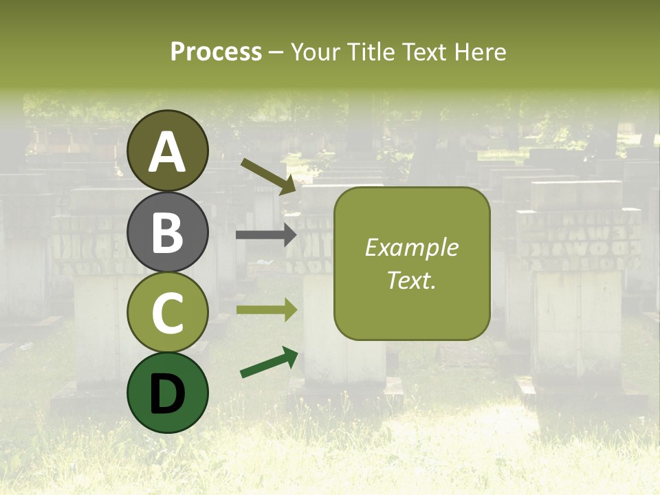 Angel Fall Churchyard PowerPoint Template