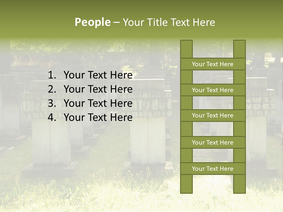 Angel Fall Churchyard PowerPoint Template