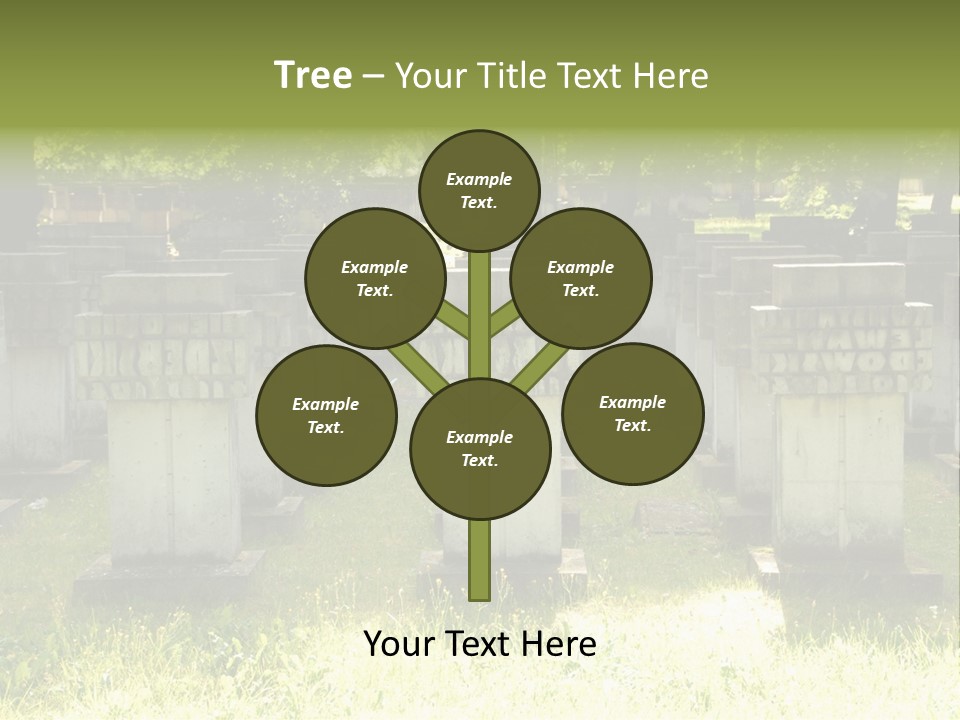 Angel Fall Churchyard PowerPoint Template