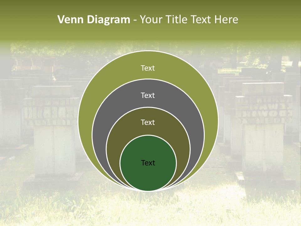 Angel Fall Churchyard PowerPoint Template