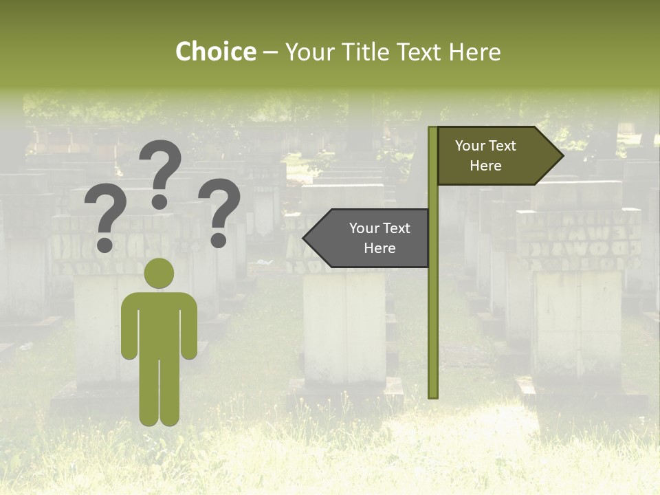 Angel Fall Churchyard PowerPoint Template