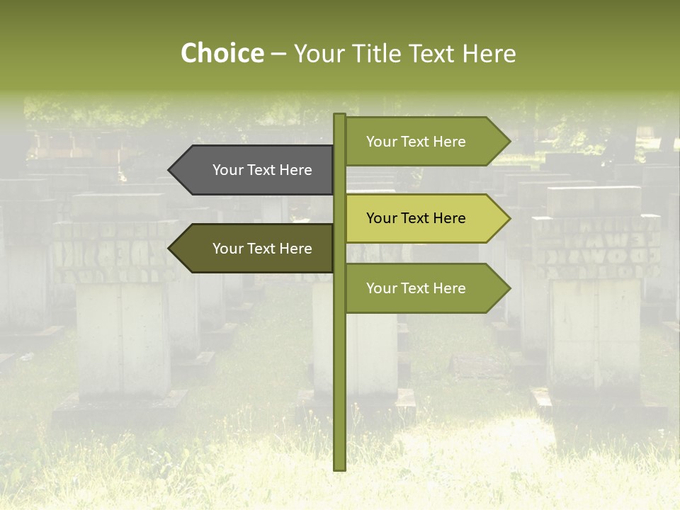 Angel Fall Churchyard PowerPoint Template