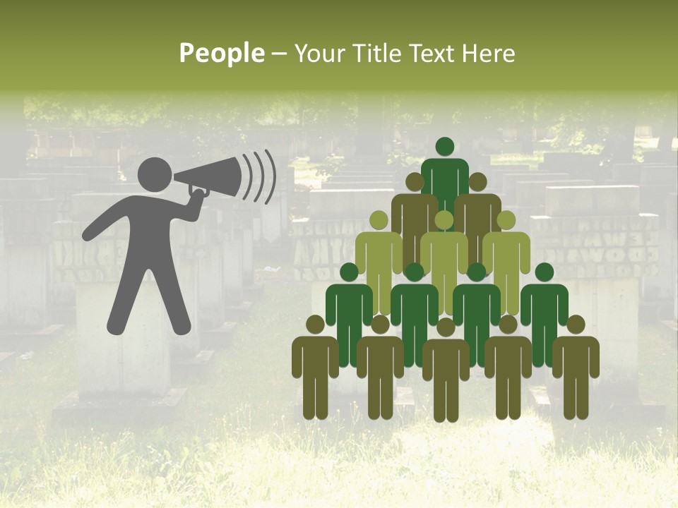 Angel Fall Churchyard PowerPoint Template