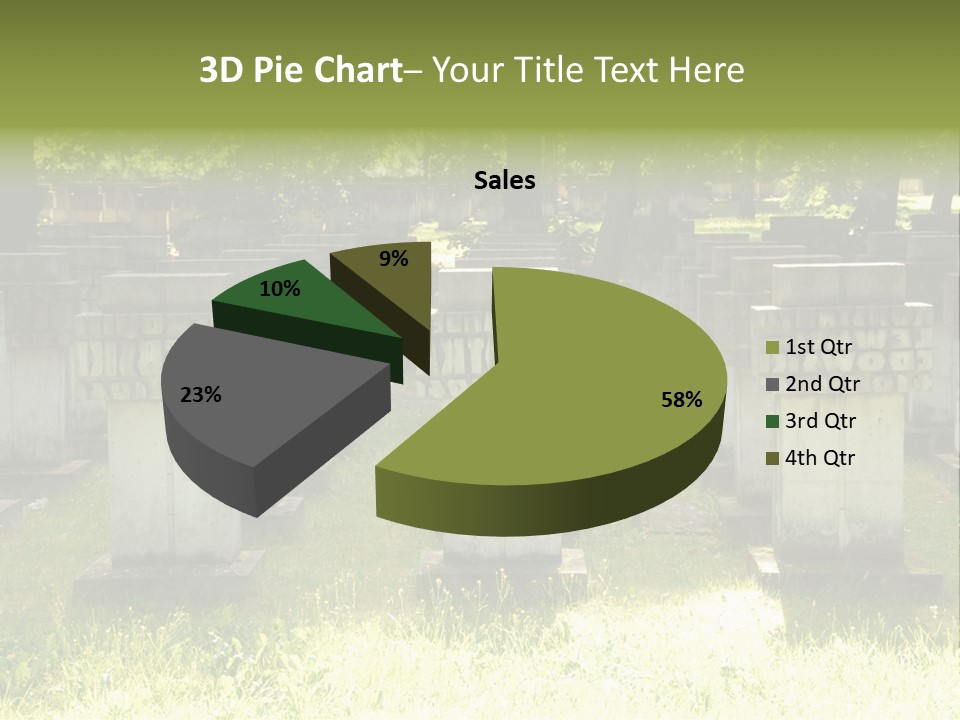 Angel Fall Churchyard PowerPoint Template
