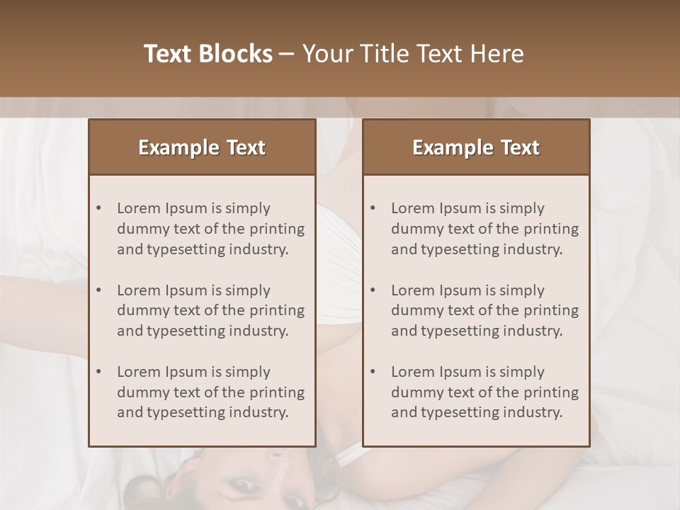 Frost Blond Expanse PowerPoint Template