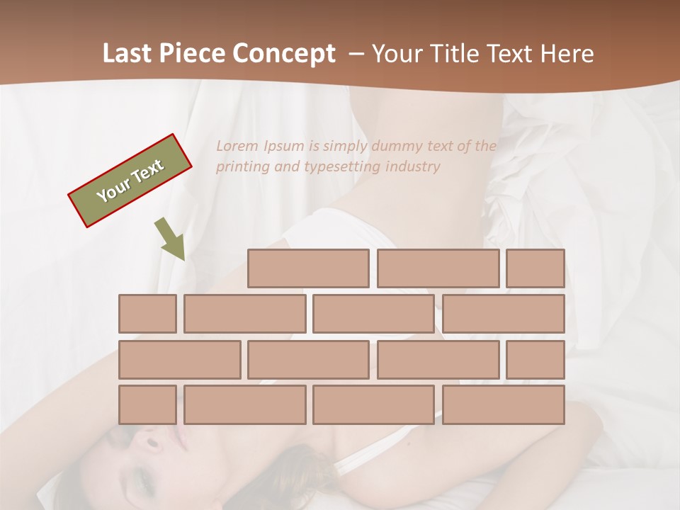 Pillow Sexy Captivating PowerPoint Template